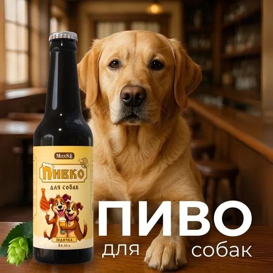 Пиво для собак зі смаком індички, 0.33 л, MODES