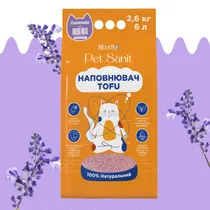 Наповнювач Tofu - лаванда 2,6 кг, 6 л, ПетСаніт (PetSanit), MODES