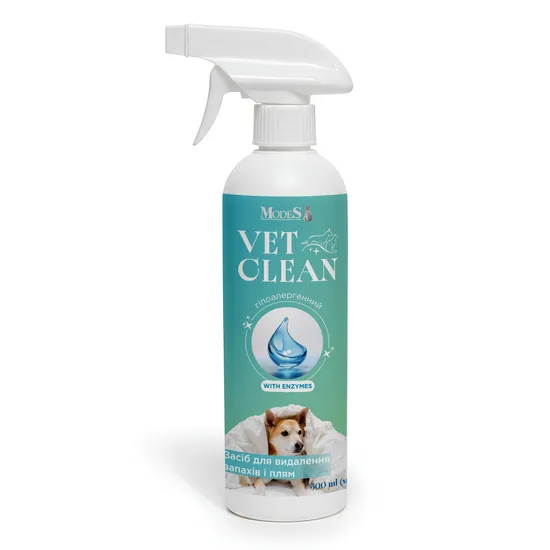 VET CLEAN Засіб для видалення запахів і плям «Гіпоалергенний» 500 мл, MODES