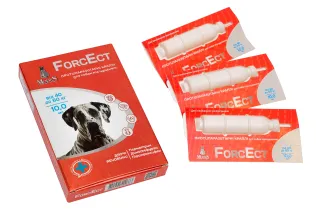 ФорсЕкт (ForcEct) протипаразитарні краплі для собак та цуценят 40-60 кг, 10,0 мл, MODES (від бліх, від кліщів)